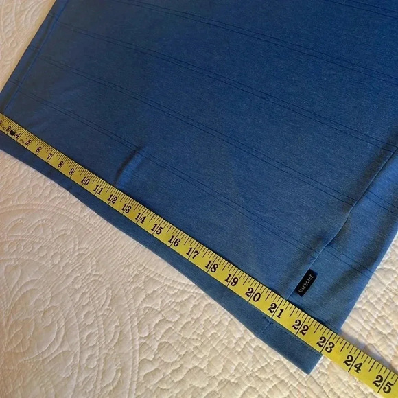 PrAna Pullover 1/4 Zip Stretch Pullover Men’s XL Blue Watchtower Long Sweatshirt - Picture 12 of 15